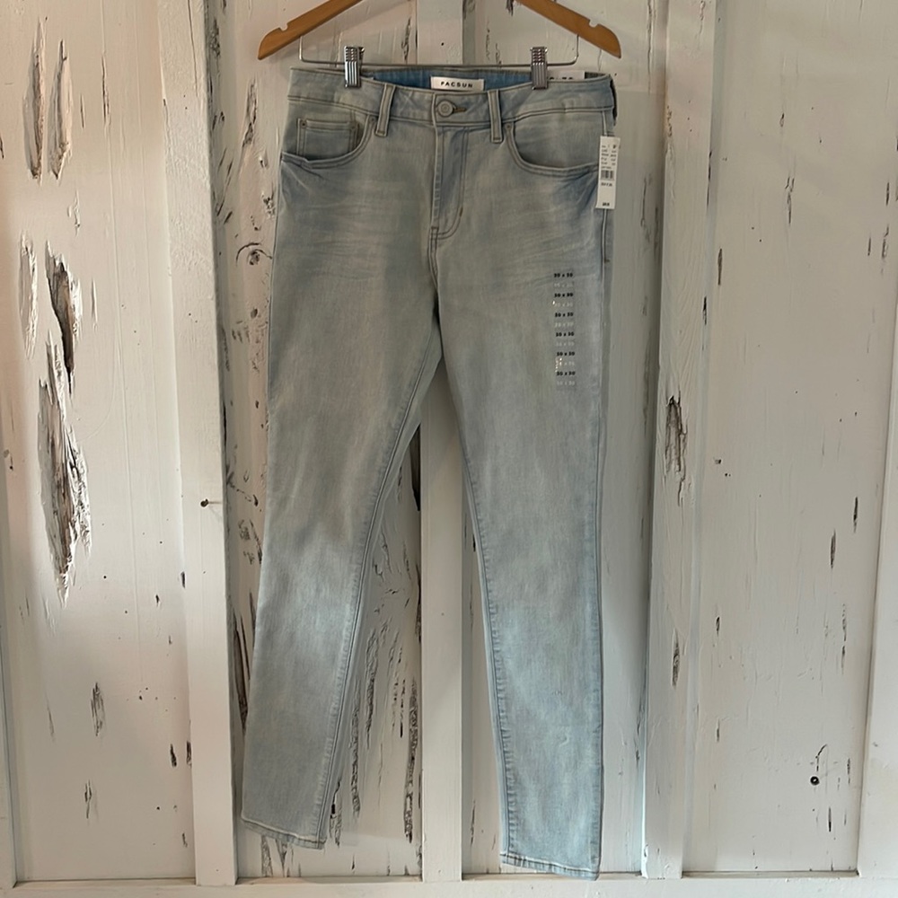 PacSun stacked skinny jeans